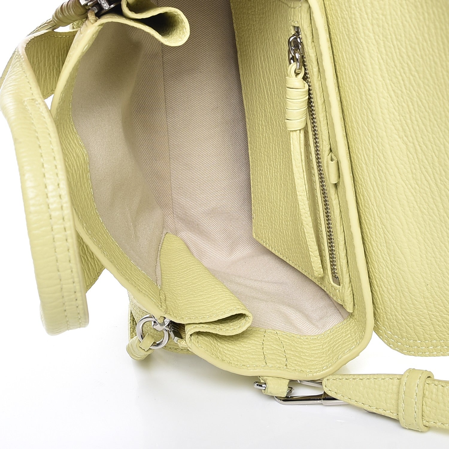 3.1 Phillip Lim 3.1 Textured Calfskin Mini Pashli Satchel Citron 6 of 14
