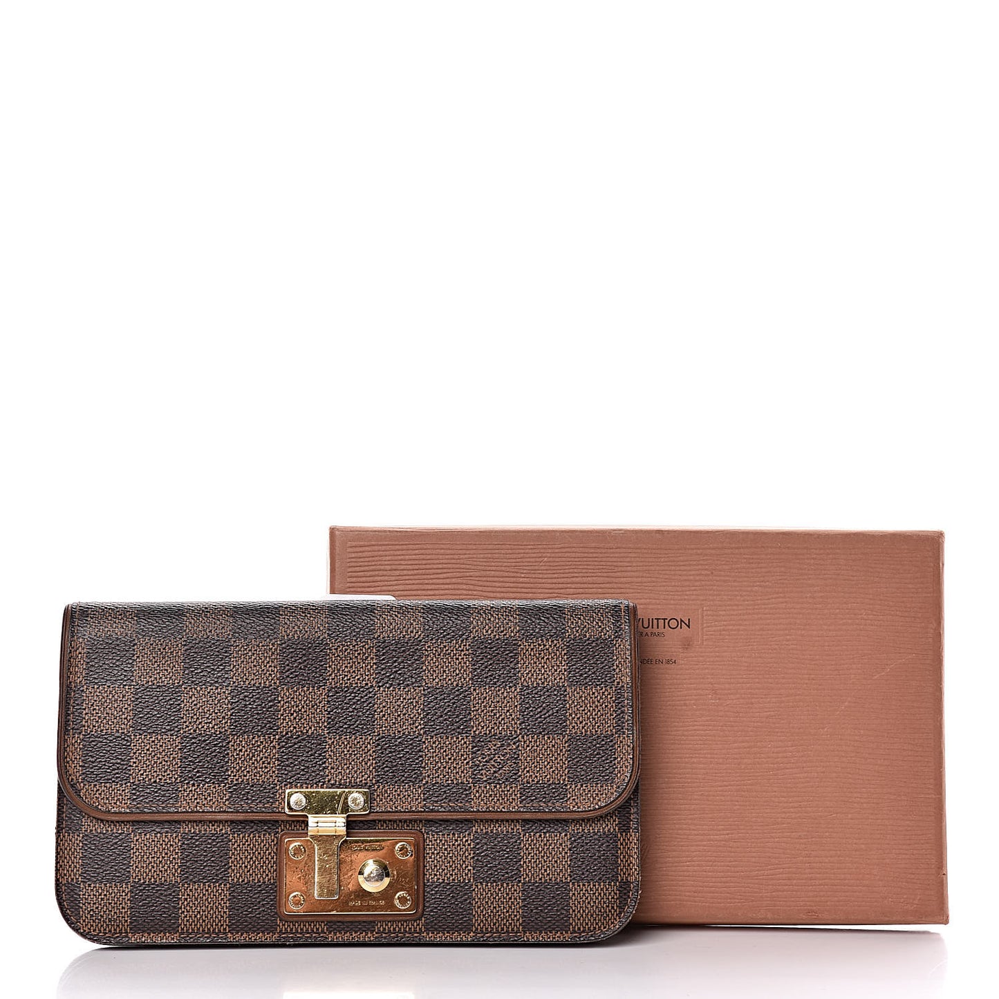 Damier Ebene Ascot Wallet