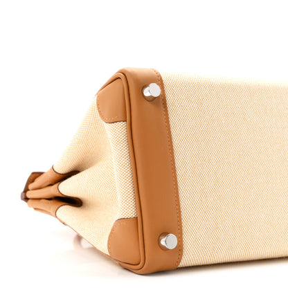 Hermes Toile H Swift Birkin 25 Sesame 9 of 11