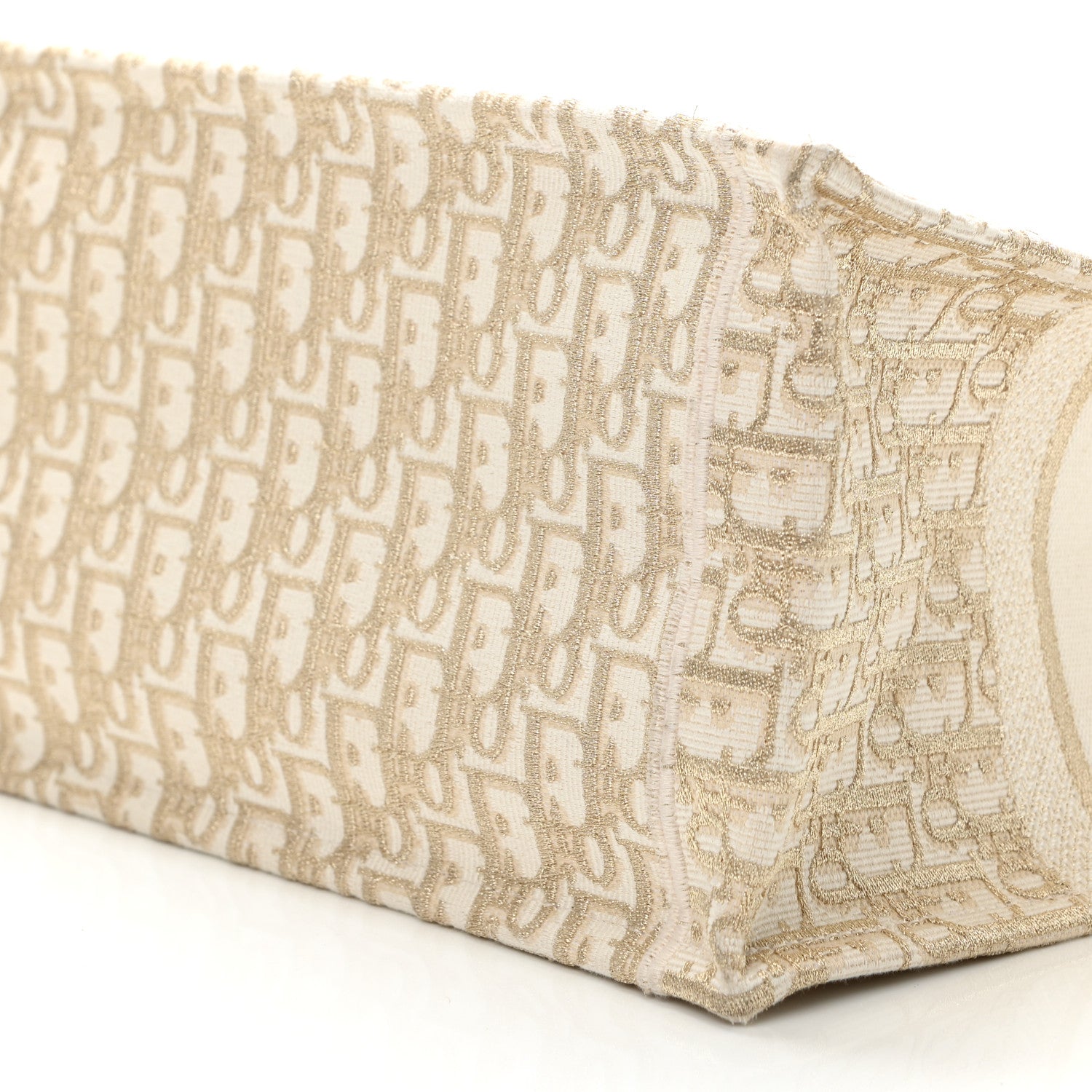 Christian Dior Oblique Medium Book Tote Gold Multicolor 10 of 10