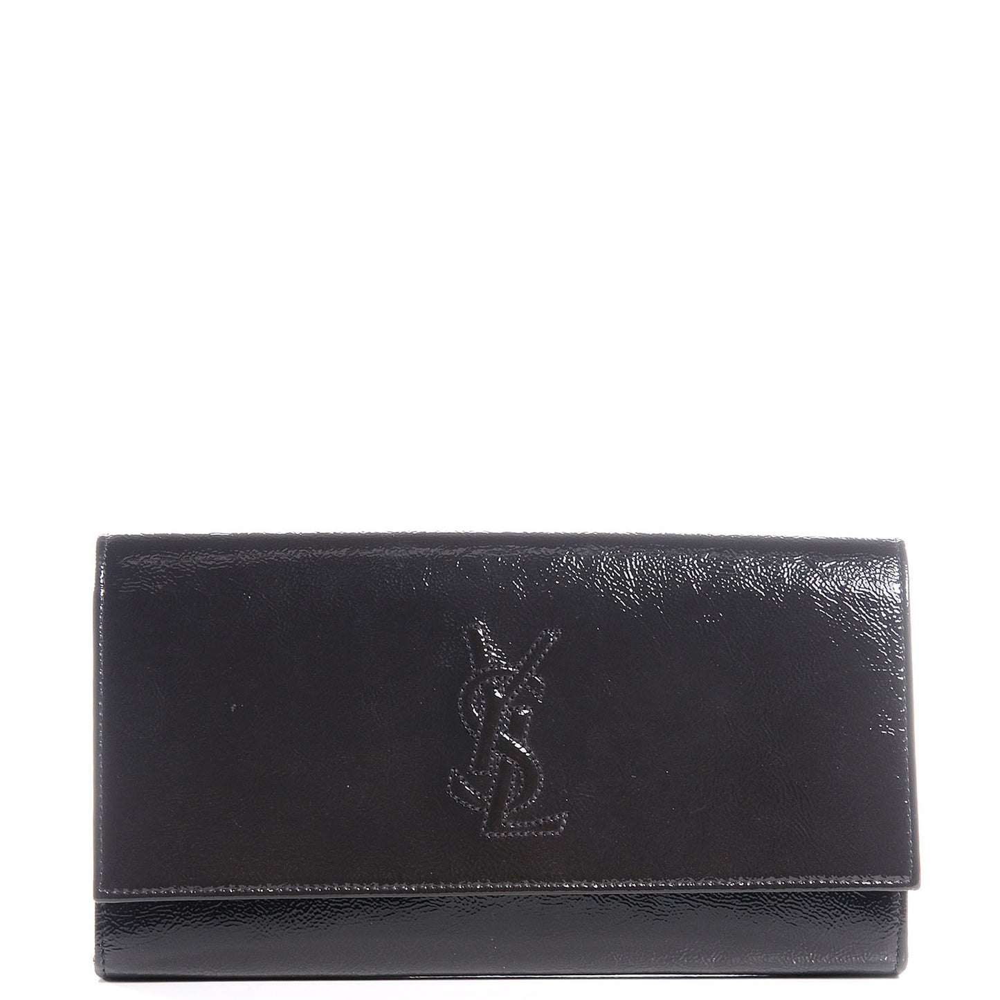 Patent Belle de Jour Clutch Dark Grey