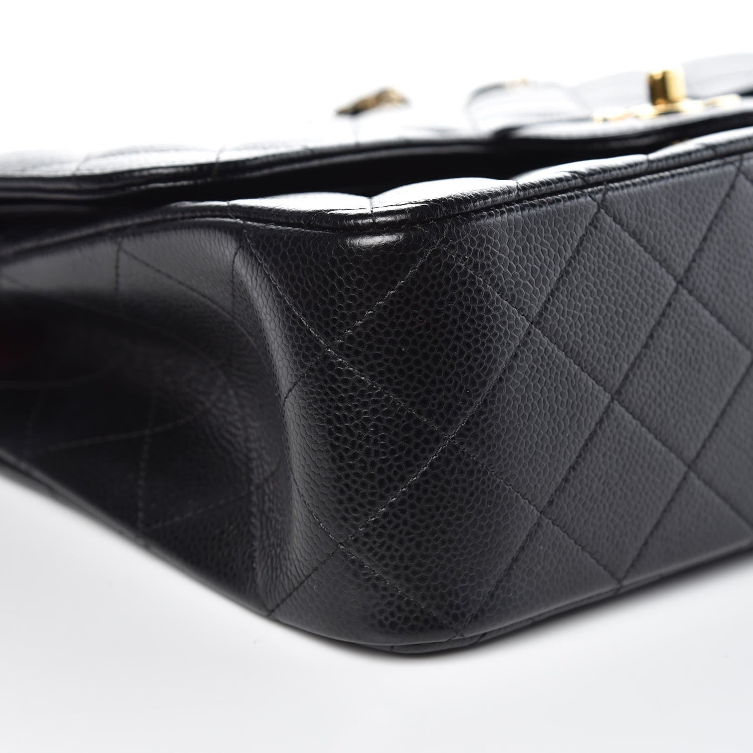 Chanel Caviar Quilted Jumbo Double Flap Black 8 of 10