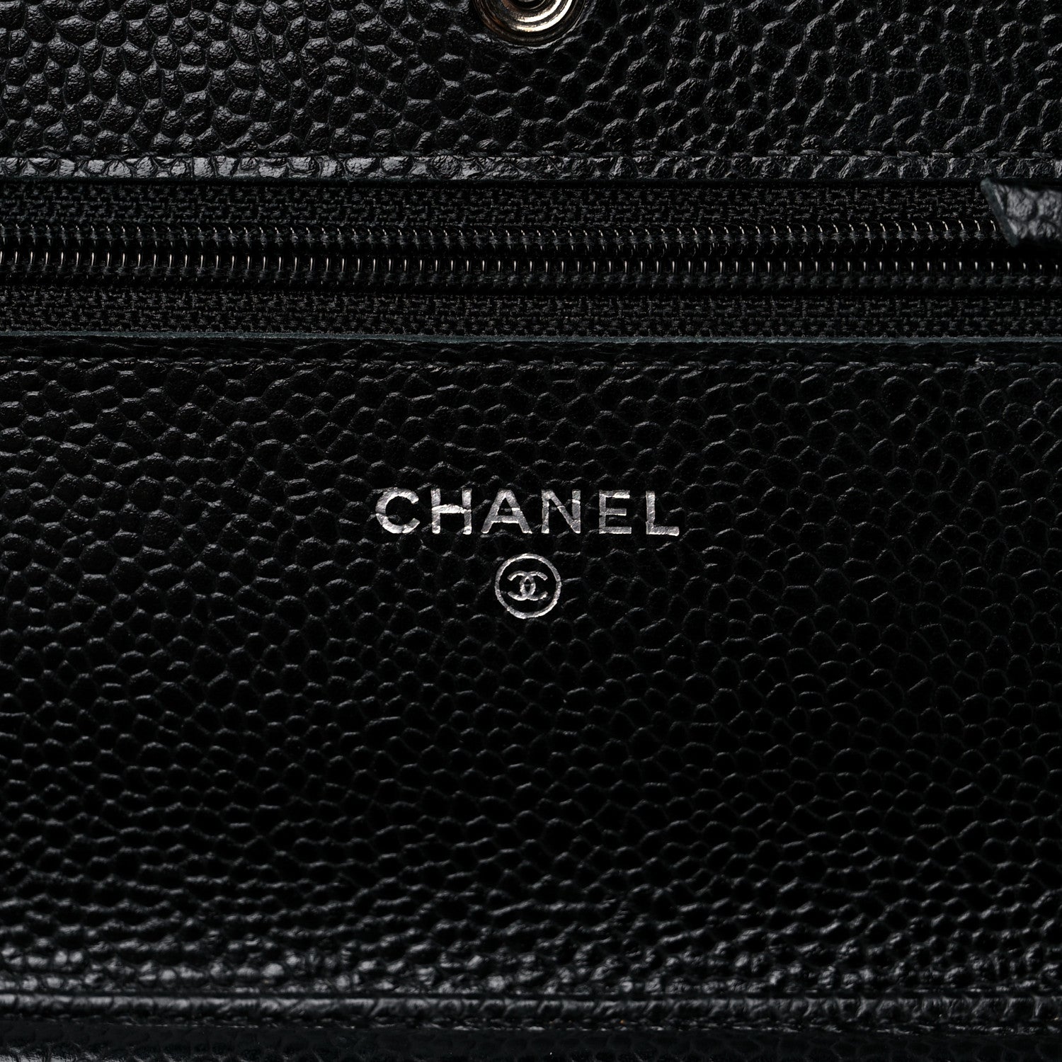 Chanel Caviar Quilted Wallet On Chain WOC Black 6 of 12