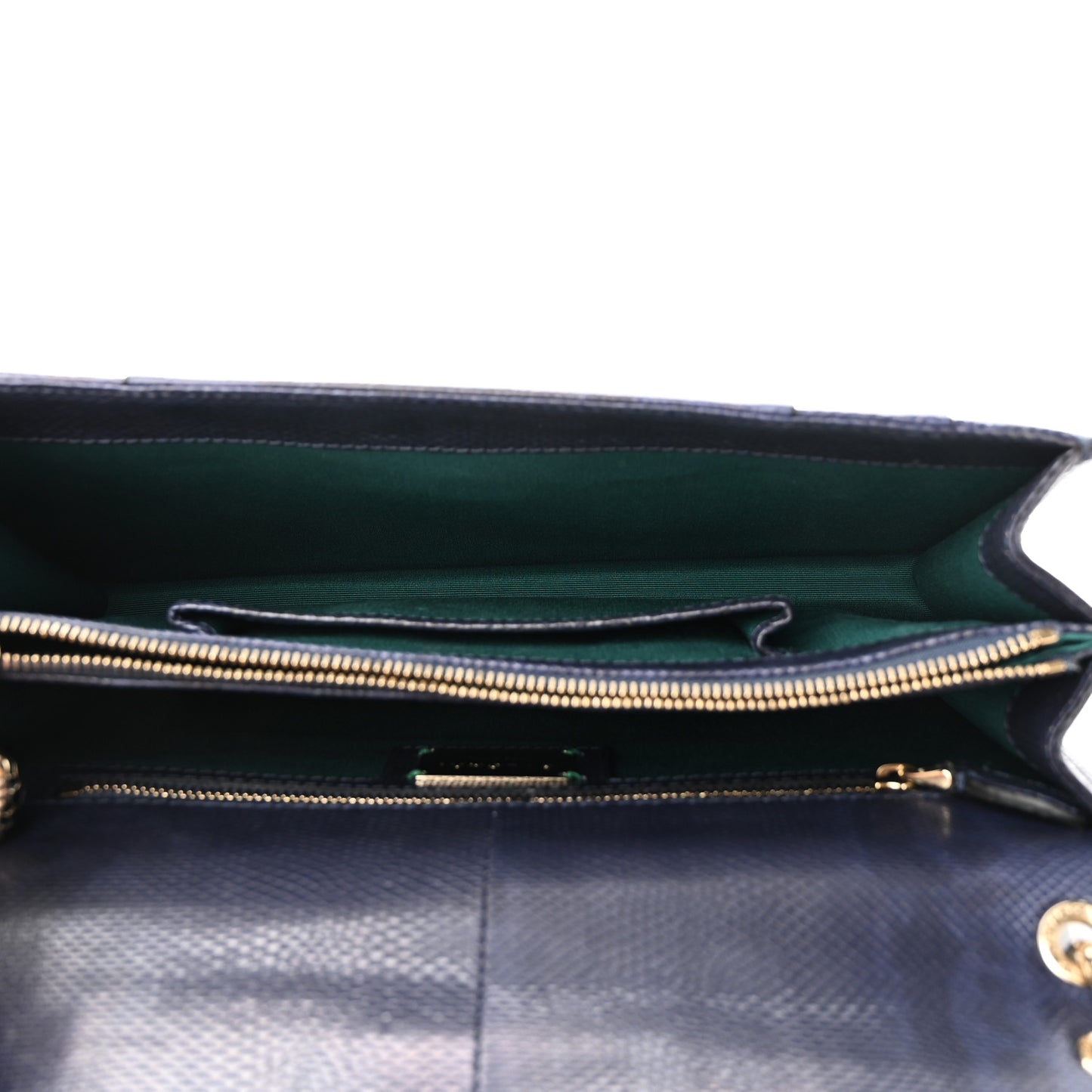 Karung Serpenti Forever Crossbody Navy Blue