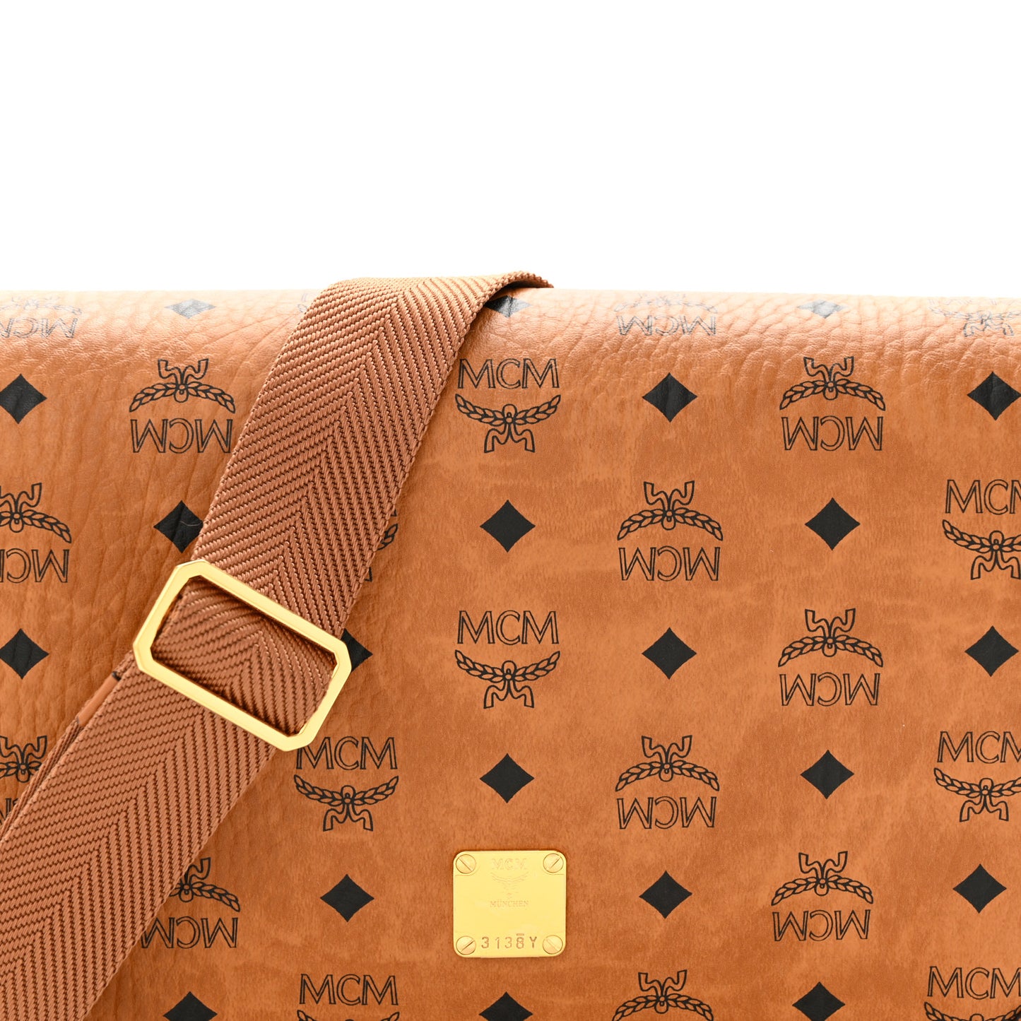Visetos Small Klassik Messenger Bag Cognac
