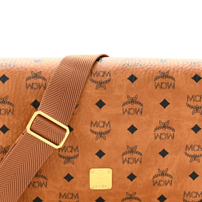 MCM Visetos Small Klassik Messenger Bag Cognac 7 of 9