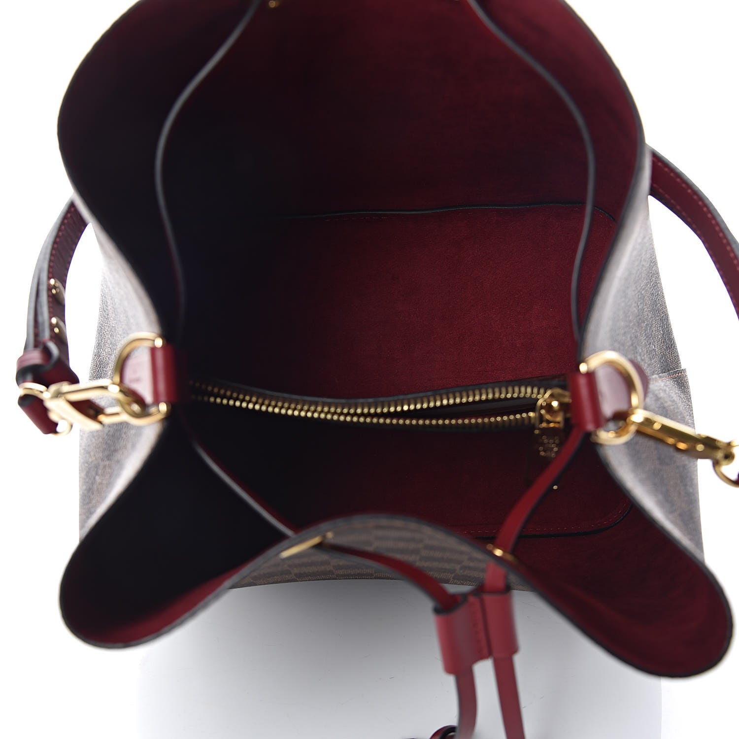 Louis Vuitton Damier Ebene Neonoe MM Cherry Berry 5 of 9