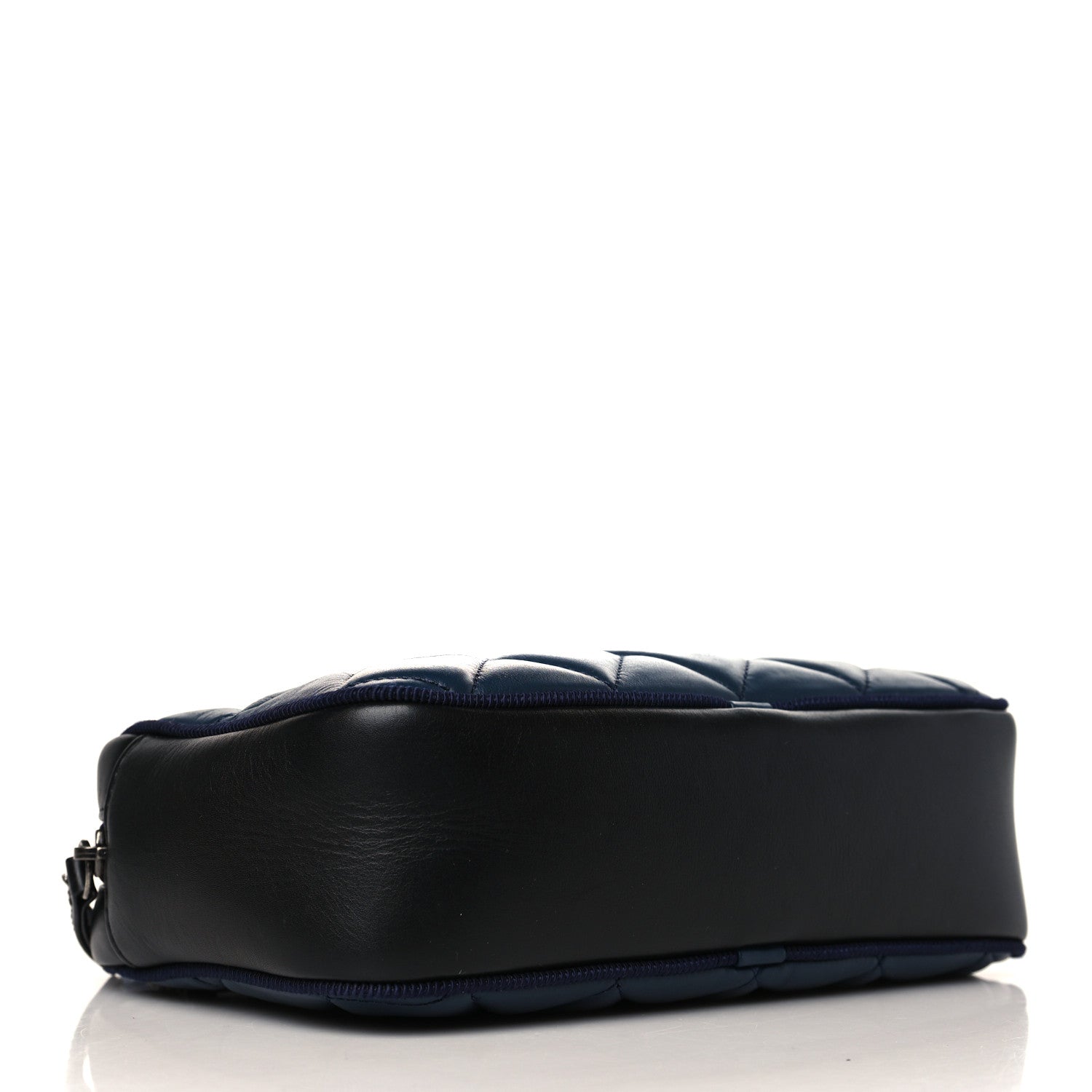 Chanel Calfskin Quilted Small Ballerine Camera Case Dark Blue 3 of 8