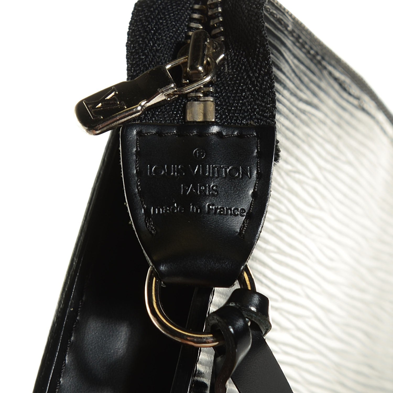 Louis Vuitton Epi Pochette Accessories 24 Black 6 of 7