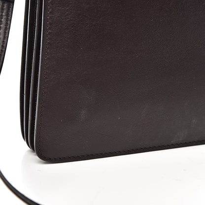 Chloe Calfskin Suede Medium Faye Shoulder Bag Carbon Brown 9 of 12