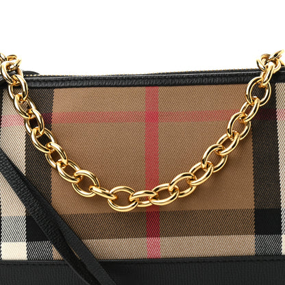 Burberry Derby House Check Abingdon Convertible Clutch Black 5 of 12