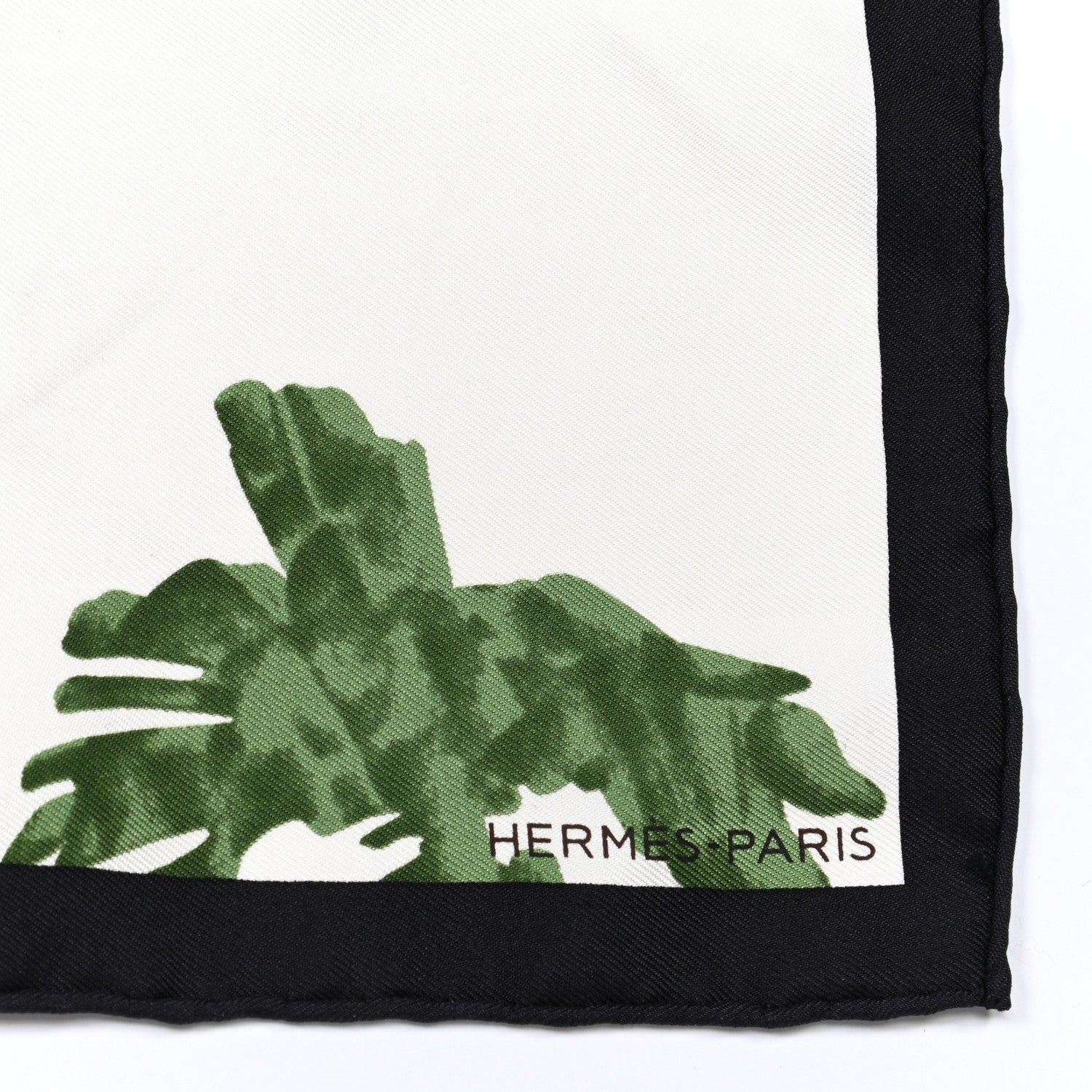 Hermes Silk Les Tigreaux Pocket Square 2 of 5