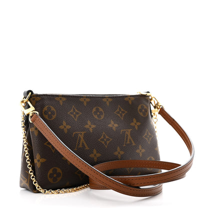 Louis Vuitton Monogram Pallas Clutch Black 3 of 10