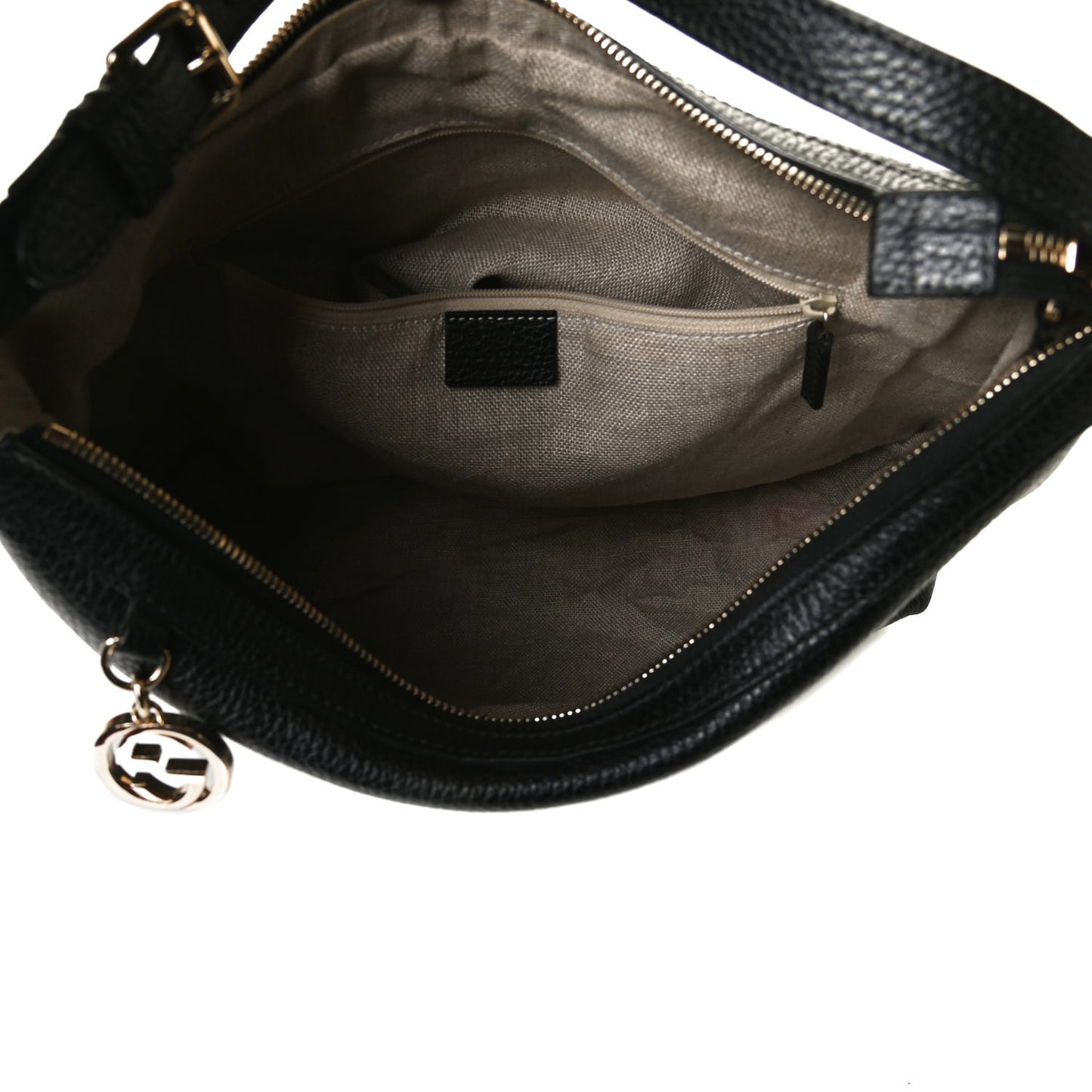 Dollar Calfskin GG Hobo Black