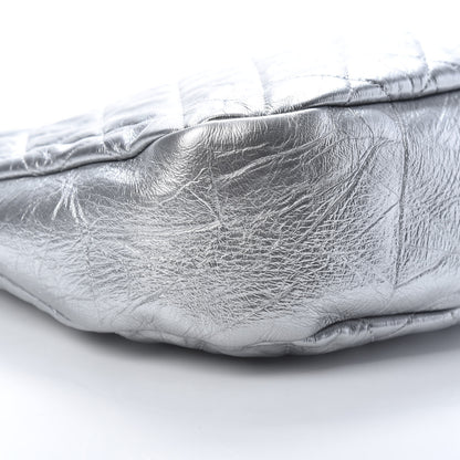 Chanel Metallic Crumpled Calfskin Small 31 Shopping Bag Silver 9 of 10