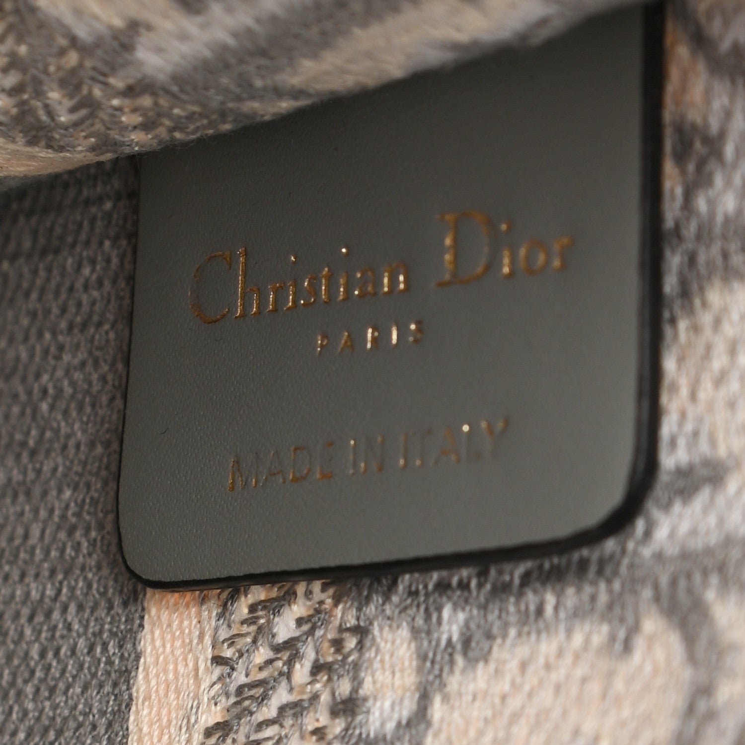 Christian Dior Oblique Mini Book Tote Grey Multicolor 6 of 14