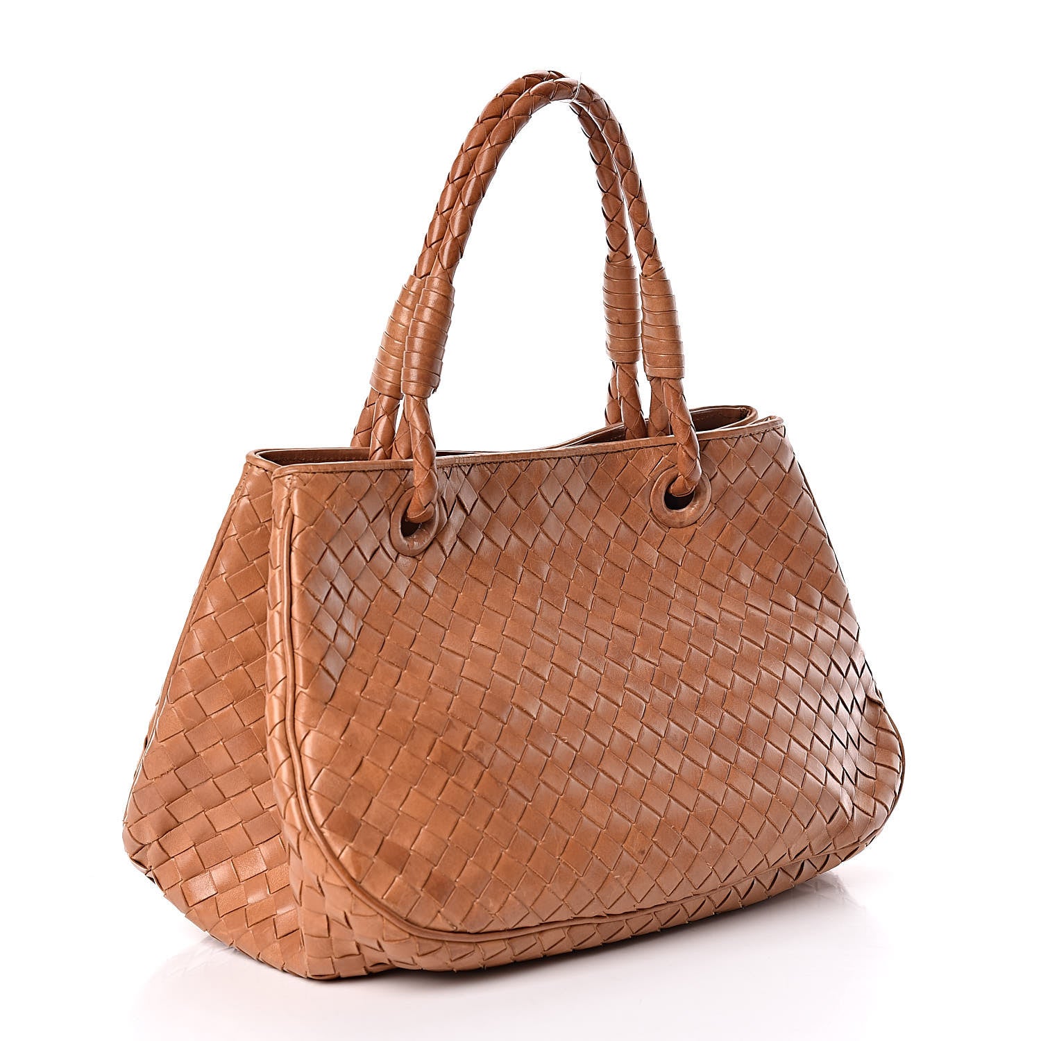 Bottega Veneta Nappa Intrecciato Woven Tote Noce 3 of 7