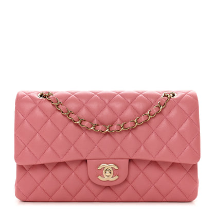 Chanel Caviar Quilted Medium Double Flap Pink 1 of 8