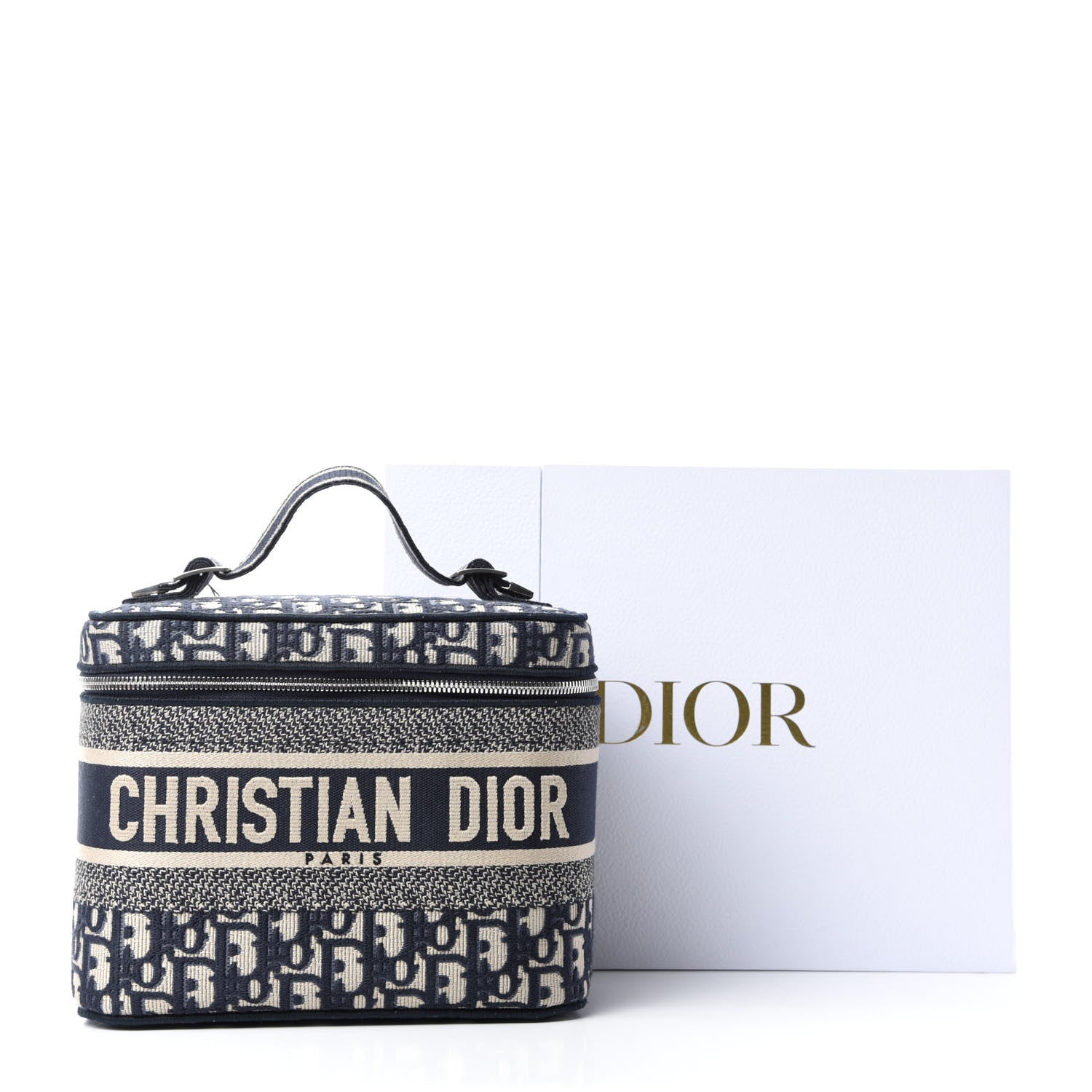 Christian Dior Oblique Diortravel Vanity Case Blue 7 of 7