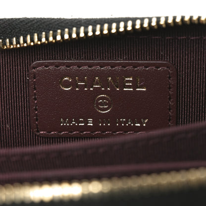 Chanel Caviar Quilted Zip Coin Purse Black 6 of 8