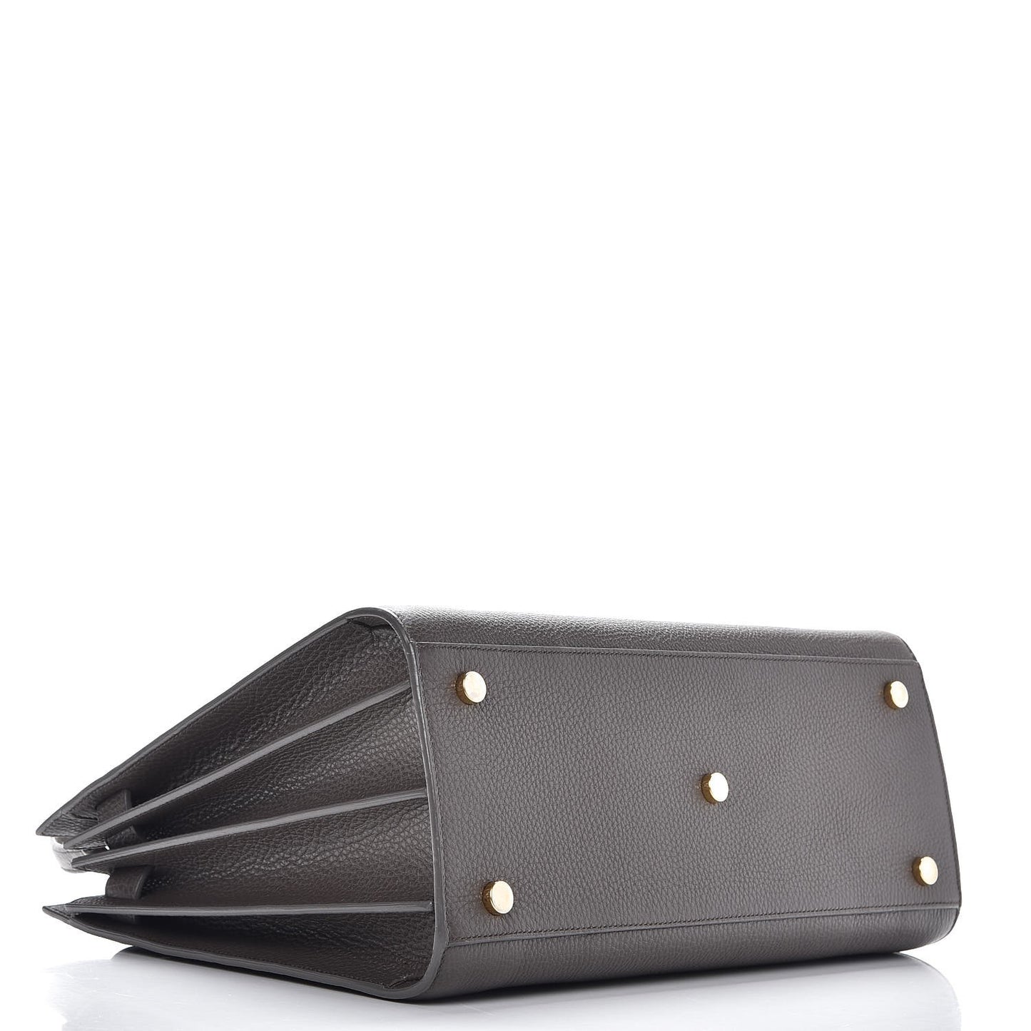Grained Calfskin Small Sac De Jour Dark Anthracite