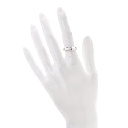 Bulgari Platinum Diamond .42ct Griffe Solitaire Engagement Ring 48 4.5 2 of 7