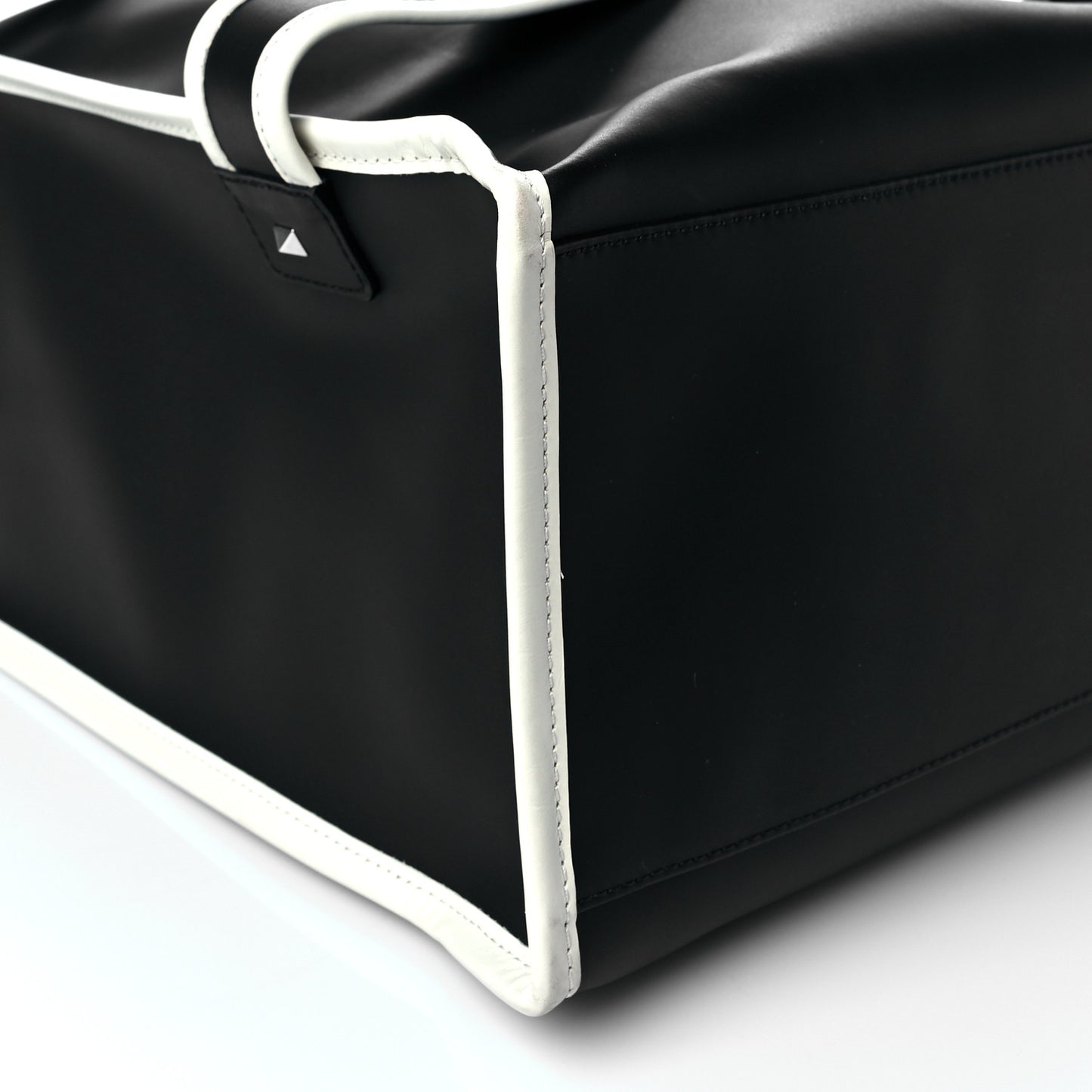 Nappa Rockstud Foldable Tote Black