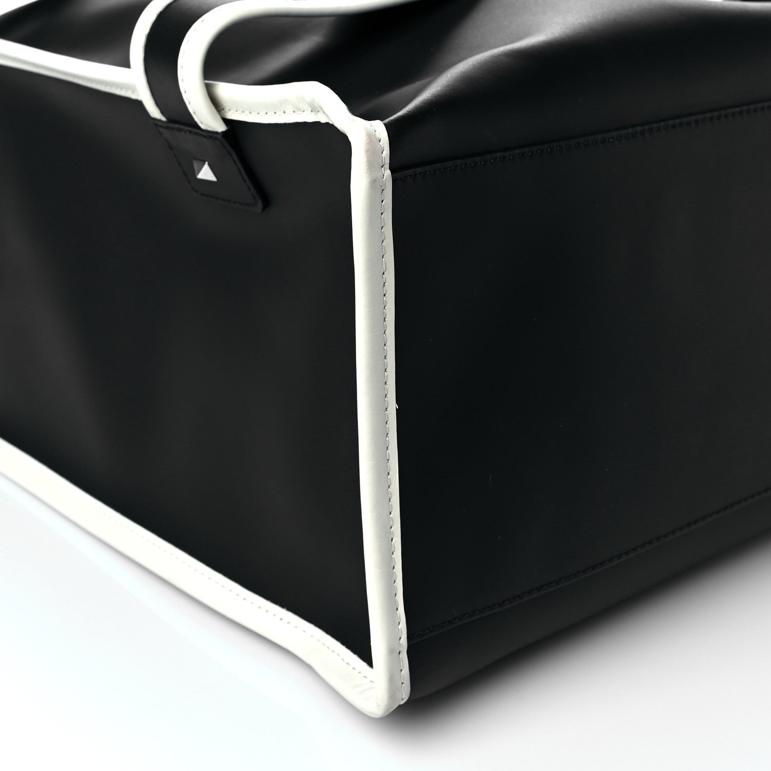 Valentino Garavani Nappa Rockstud Foldable Tote Black 7 of 8