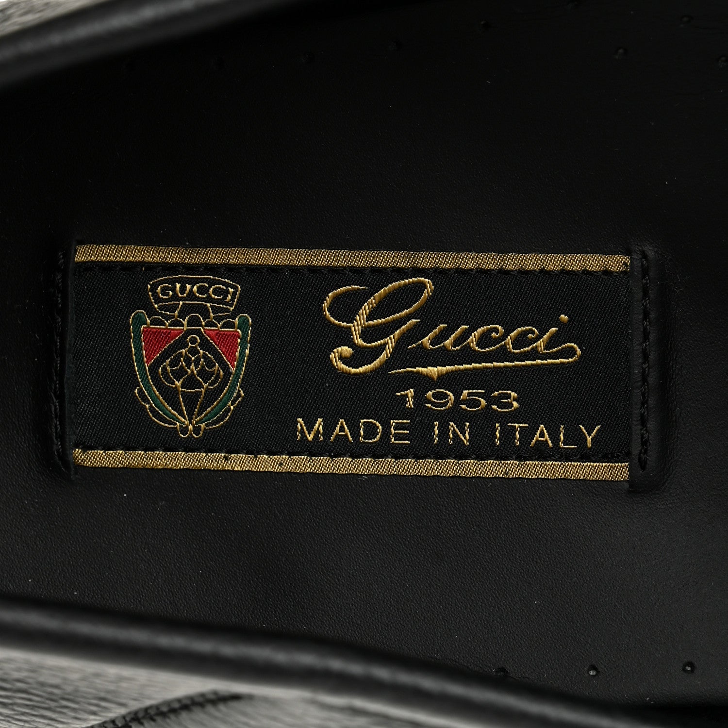 Gucci Bryanne Calfskin Mens 1953 Horsebit Loafers 10 Black 8 of 11