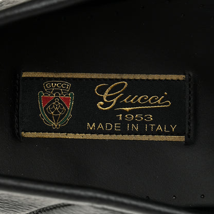 Gucci Bryanne Calfskin Mens 1953 Horsebit Loafers 10 Black 8 of 11