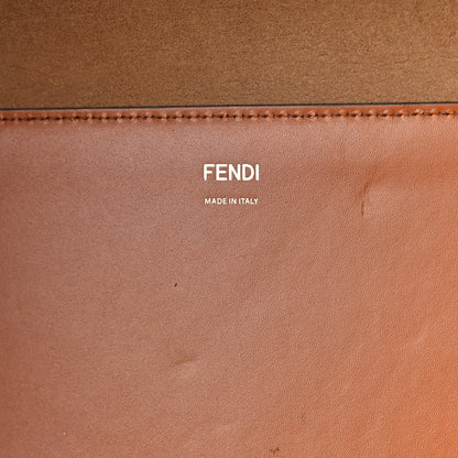 Fendi Vitello King Plexiglass Large Fendi Sunshine Shopper Tote Cuoio 6 of 8