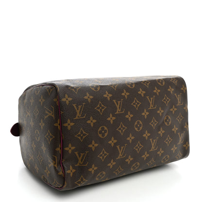 Louis Vuitton Monogram Totem Speedy 30 Magenta 4 of 9