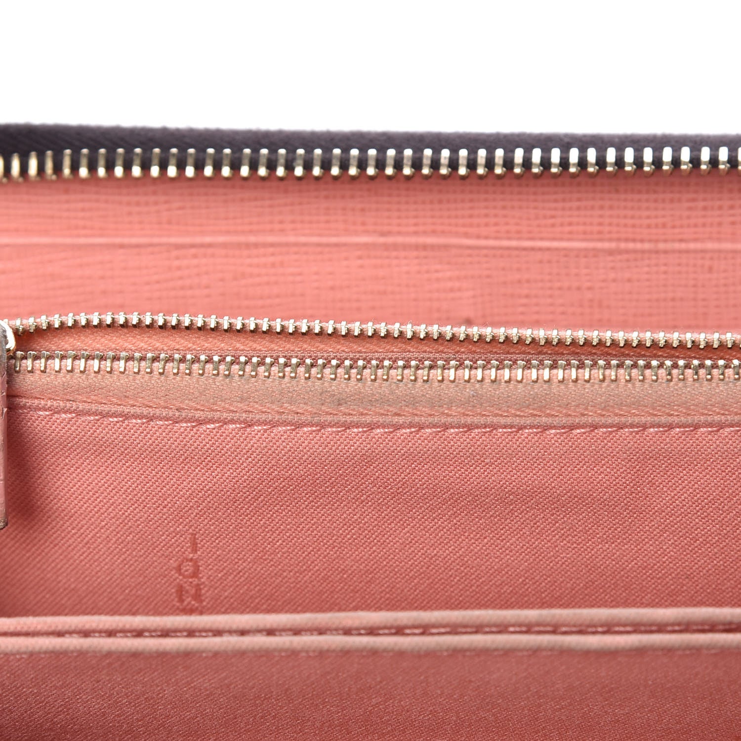 Fendi Zucca Spalmati Saint Bamboline Zip Around Wallet Tobacco 11 of 21