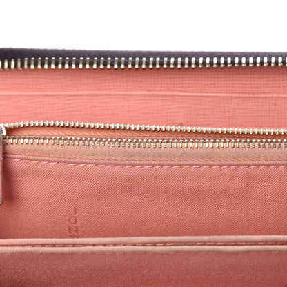 Fendi Zucca Spalmati Saint Bamboline Zip Around Wallet Tobacco 11 of 21