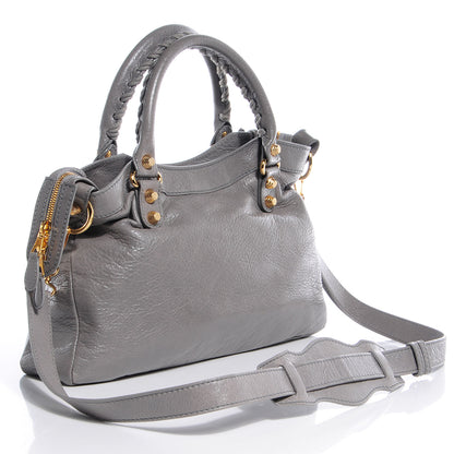 Balenciaga Agneau Giant 12 Gold Hardware Town Gris Pyrite 3 of 9
