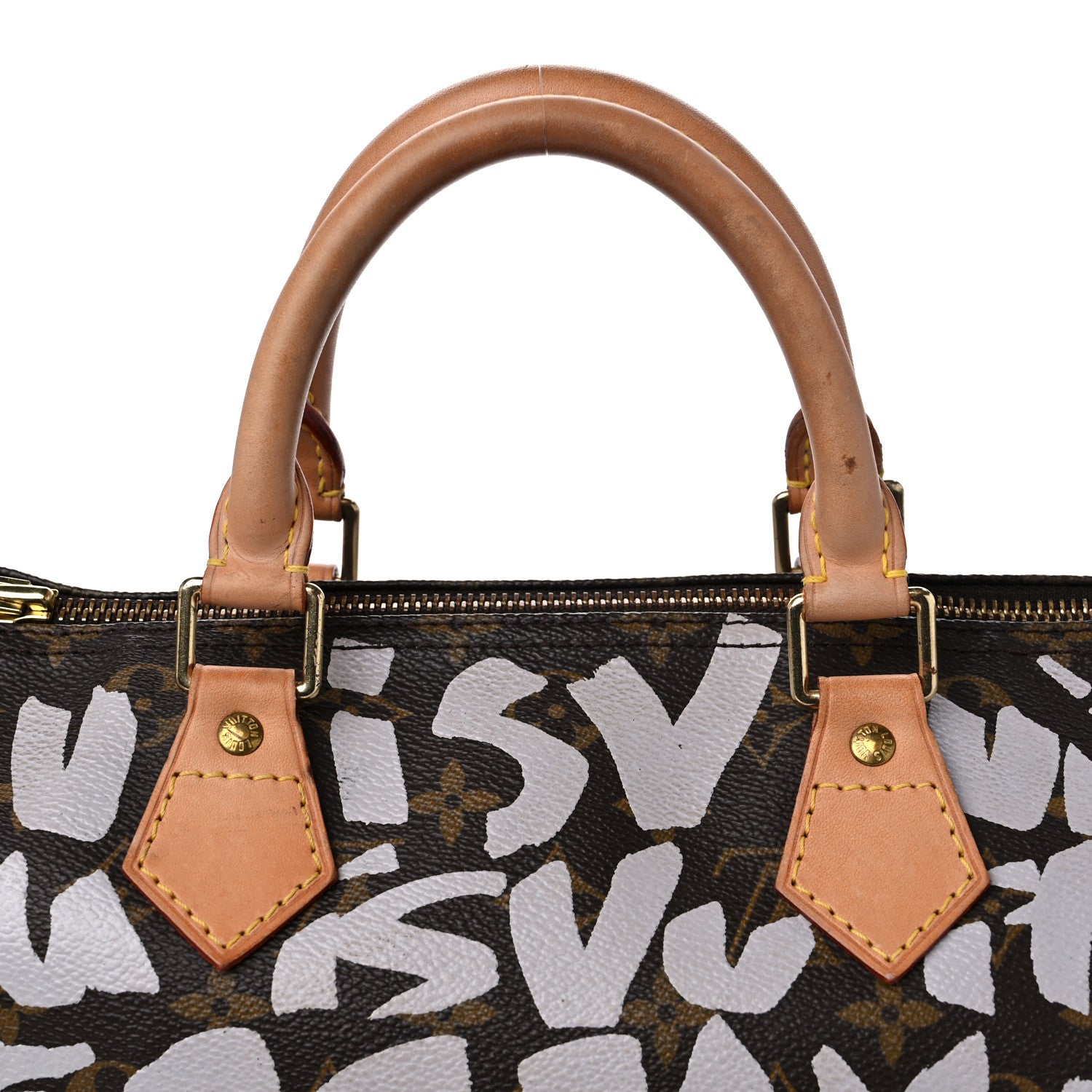 Louis Vuitton Monogram Graffiti Speedy 30 Silver 14 of 17