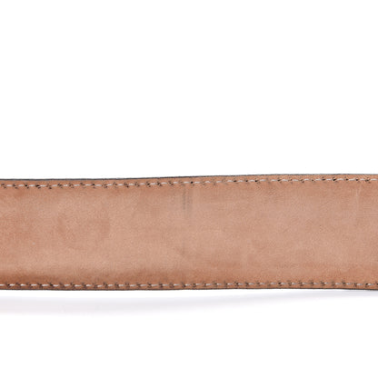 Gucci Guccissima Interlocking G Belt 100 40 Dark Brown 6 of 7