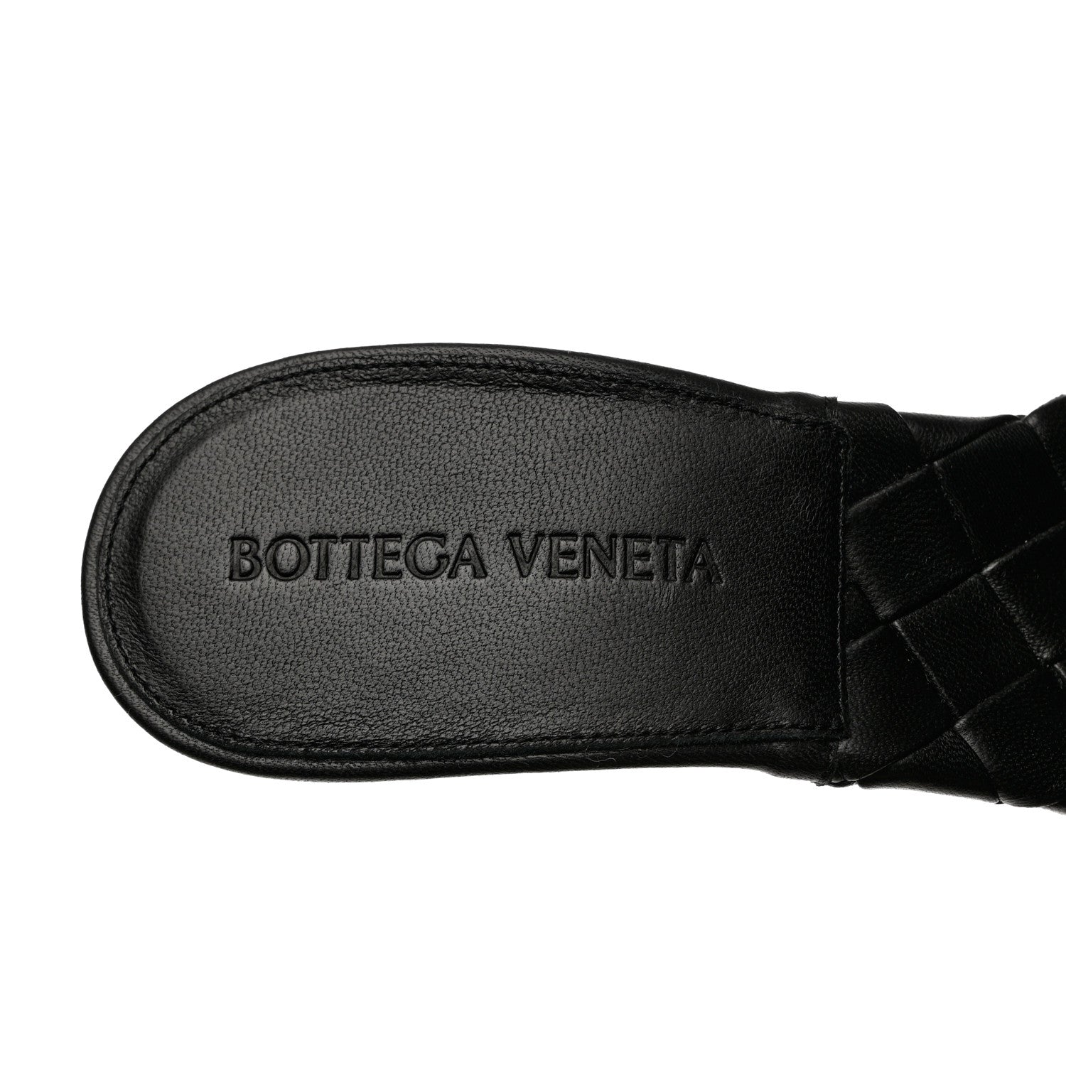 Bottega Veneta Nappa Maxi Intrecciato Lido Mule Sandals 37 Black 7 of 10
