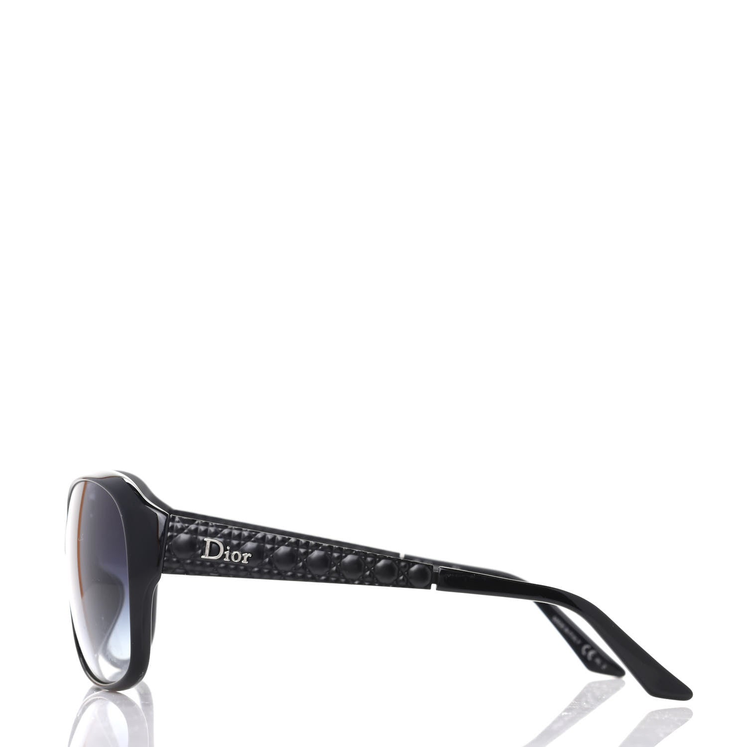 Christian Dior Resin Cannage Lady In Dior 1 Sunglasses Black 3 of 7