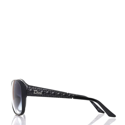 Christian Dior Resin Cannage Lady In Dior 1 Sunglasses Black 3 of 7