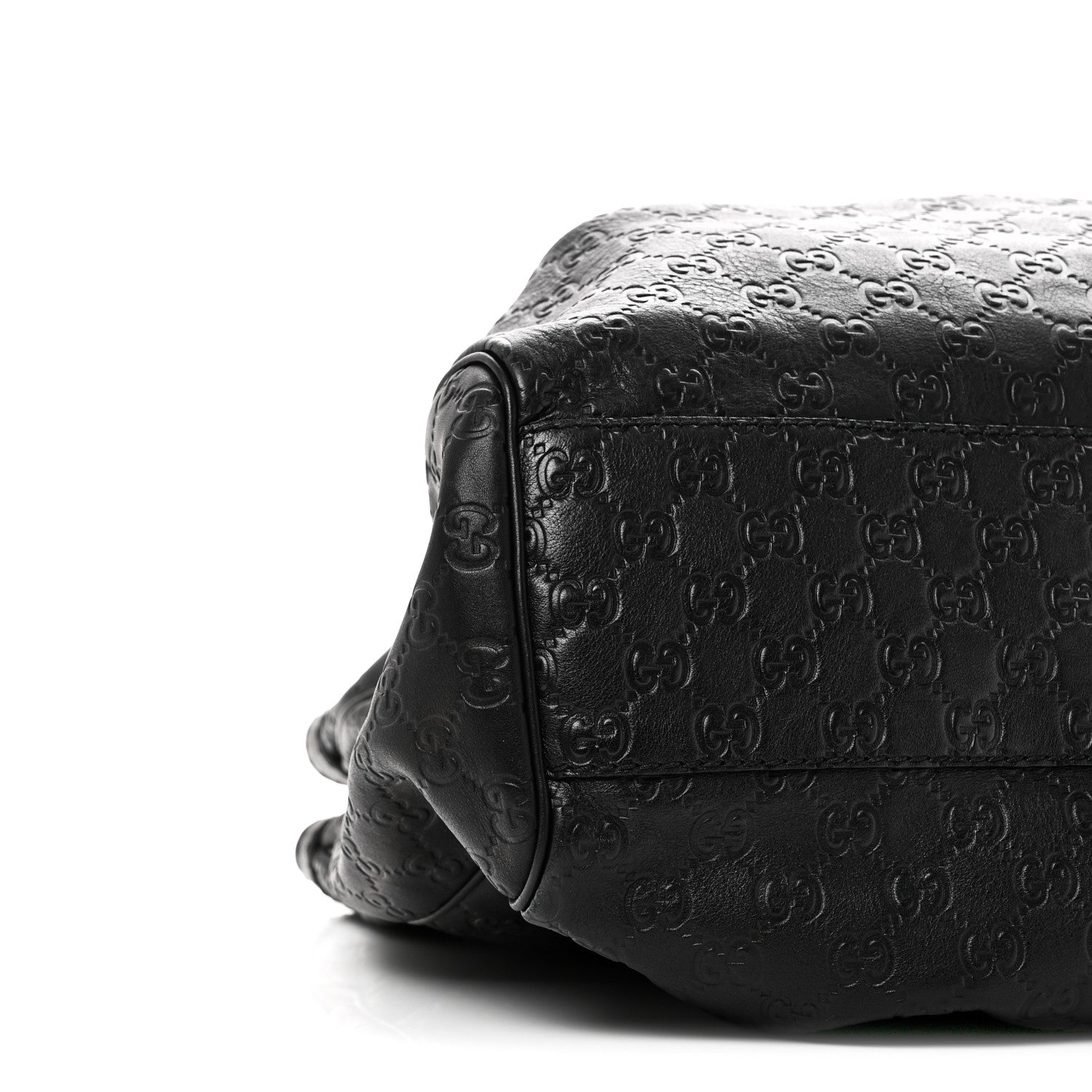 Gucci Guccissima Large Sukey Tote Black 9 of 10