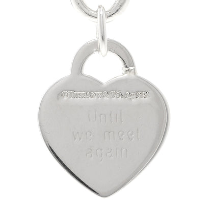 Tiffany Sterling Silver Return to Tiffany Heart Tag Pendant Necklace 5 of 5