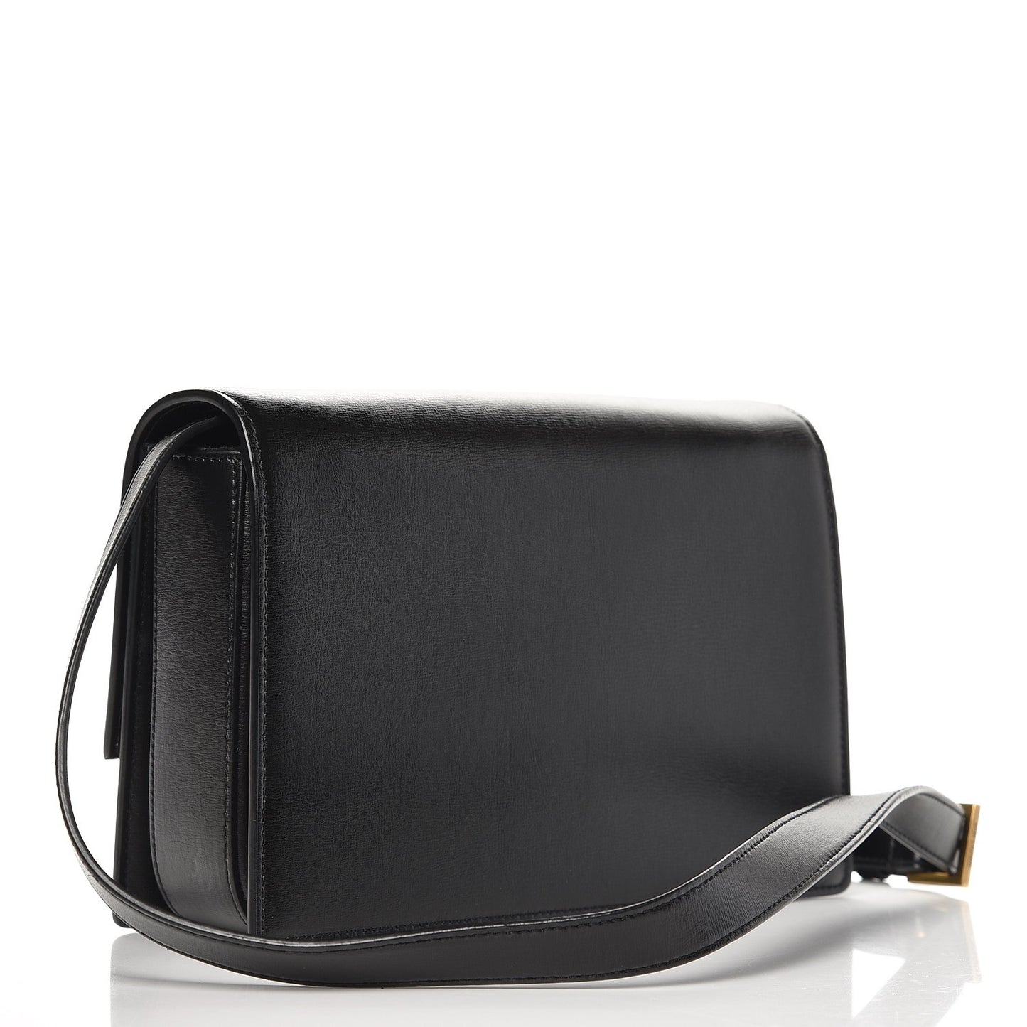 Smooth Calfskin Suede Medium Bellechasse Black
