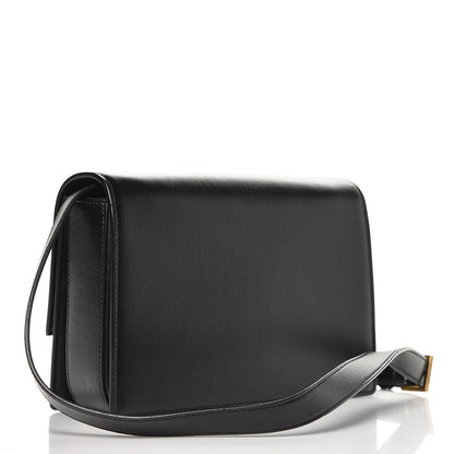 Saint Laurent Smooth Calfskin Suede Medium Bellechasse Black 3 of 7