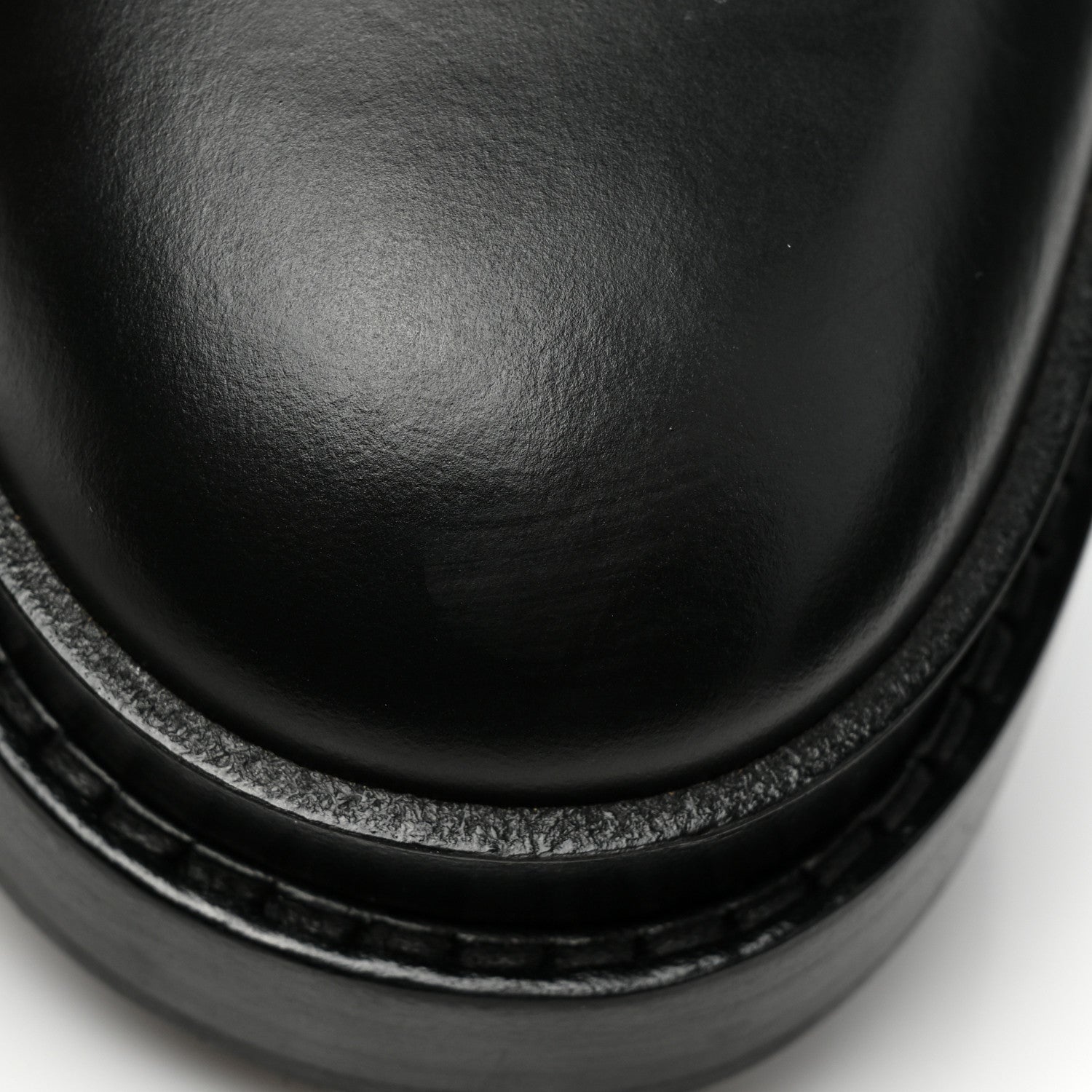 Hermes Glossed Calfskin Funk Ankle Boots 39.5 Black 9 of 10