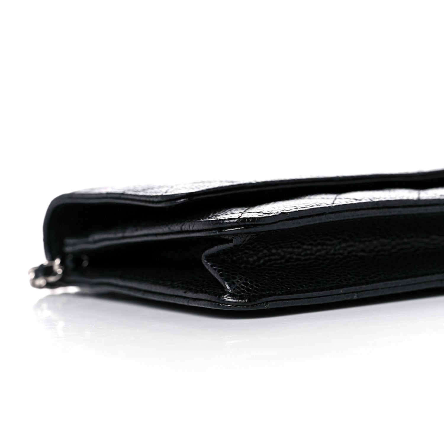 Chanel Caviar Quilted Wallet On Chain WOC Black 9 of 12