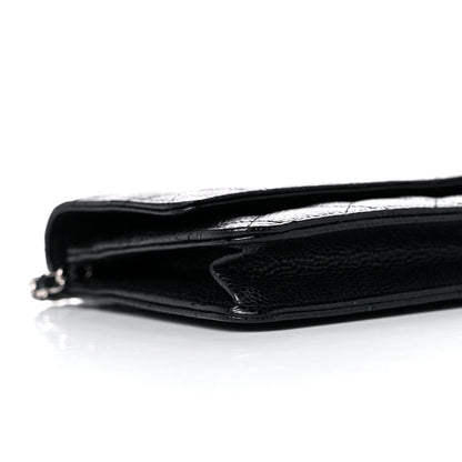 Chanel Caviar Quilted Wallet On Chain WOC Black 9 of 12