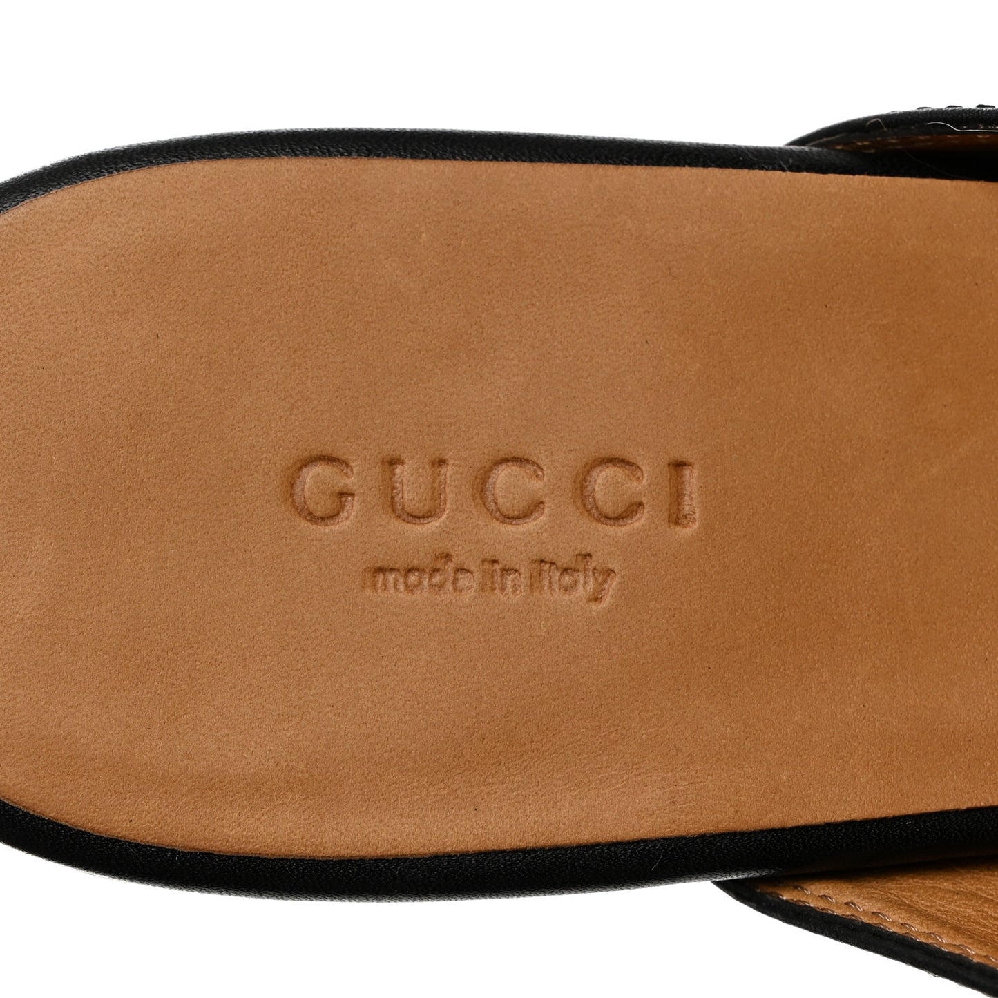 Calfskin Womens Princetown Slippers 38.5 Black