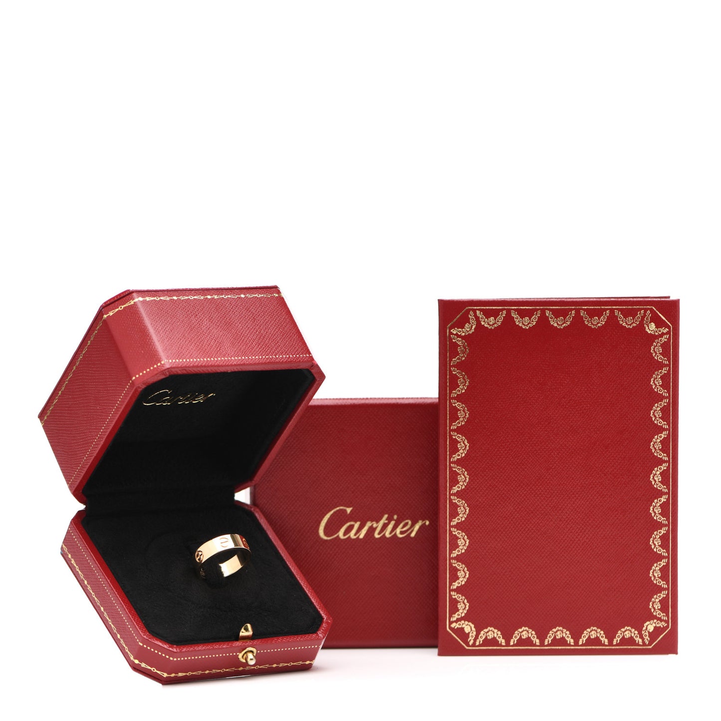 18K Yellow Gold 5.5mm LOVE Ring 53 6.5