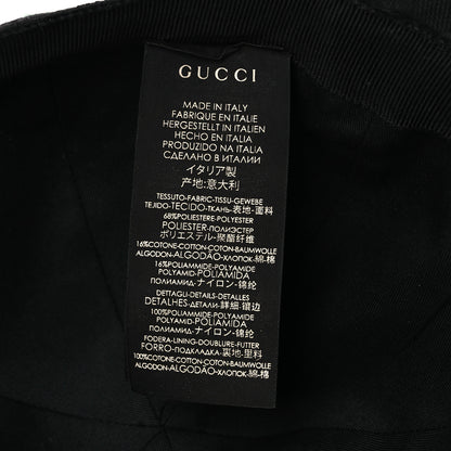 Gucci Monogram Web Baseball Hat M Black 9 of 12